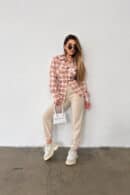 Koszula damska BG Rita | beżowy Koszula damska BG Rita | beżowy