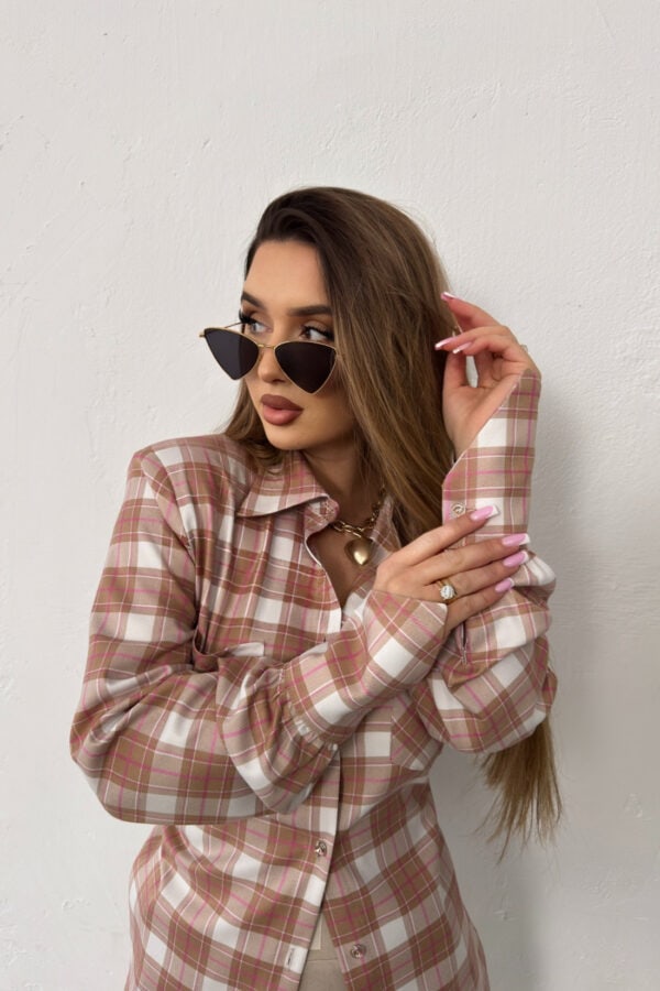 Koszula damska BG Rita | beżowy Koszula damska BG Rita | beżowy