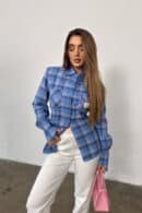 Koszula damska BG Rita | niebieski Koszula damska BG Rita | niebieski