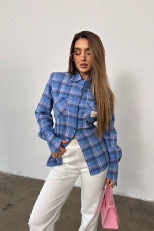 Koszula damska BG Rita | niebieski