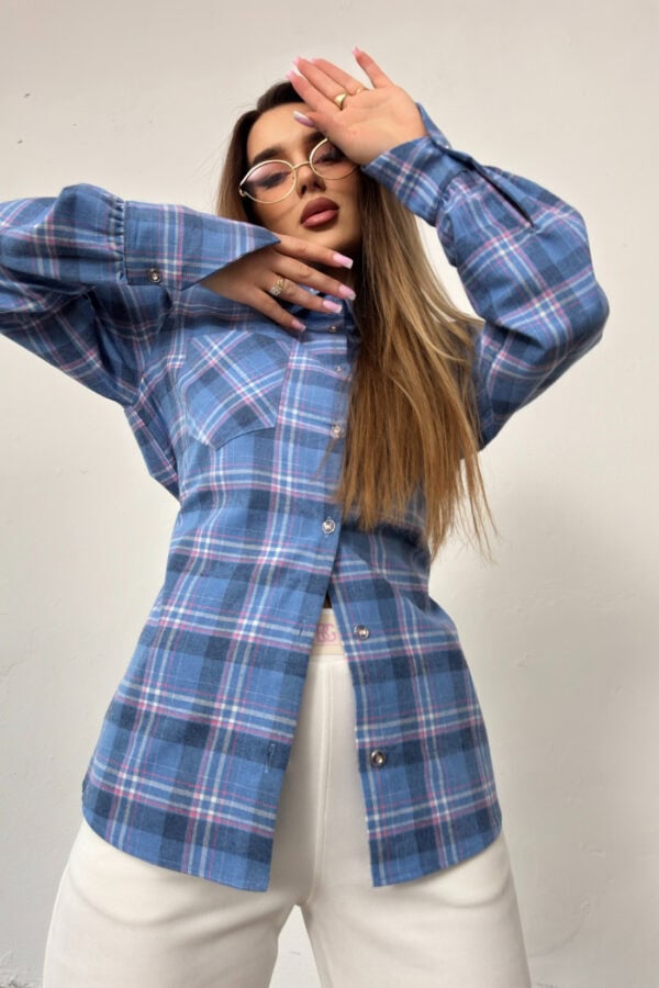 Koszula damska BG Rita | niebieski Koszula damska BG Rita | niebieski