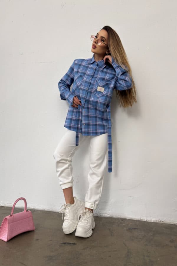 Koszula damska BG Rita | niebieski Koszula damska BG Rita | niebieski