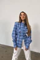 Koszula damska BG Rita | niebieski Koszula damska BG Rita | niebieski