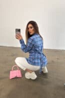 Koszula damska BG Rita | niebieski Koszula damska BG Rita | niebieski