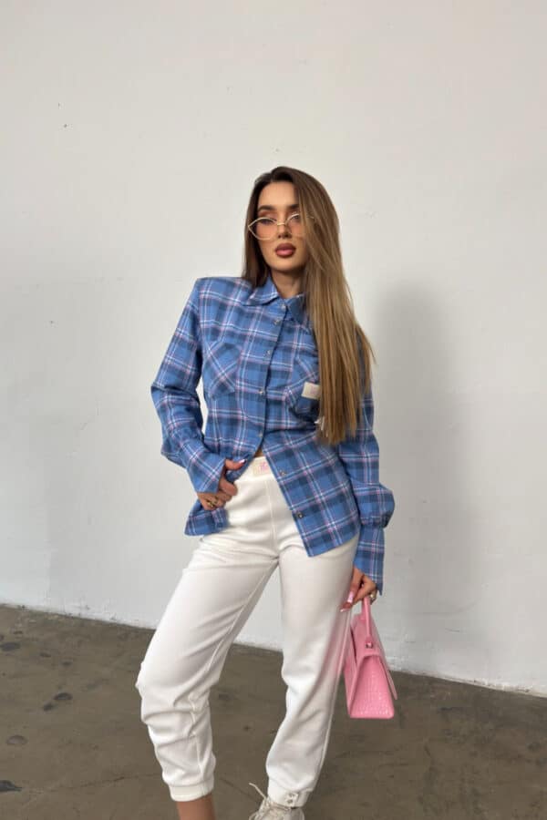 Koszula damska BG Rita | niebieski Koszula damska BG Rita | niebieski