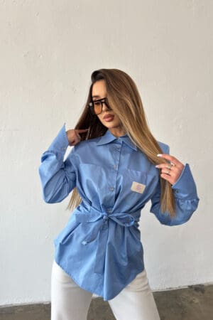 Koszula damska BG Ora | niebieski