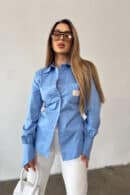 Koszula damska BG Ora | niebieski Koszula damska BG Ora | niebieski