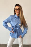 Koszula damska BG Ora | niebieski Koszula damska BG Ora | niebieski