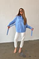 Koszula damska BG Ora | niebieski Koszula damska BG Ora | niebieski