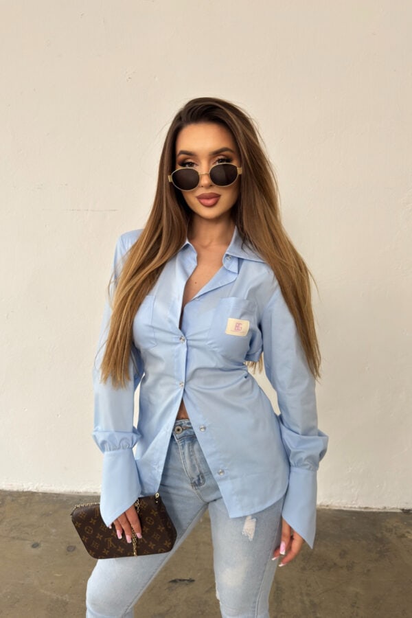 Koszula damska BG Ora | błękitny