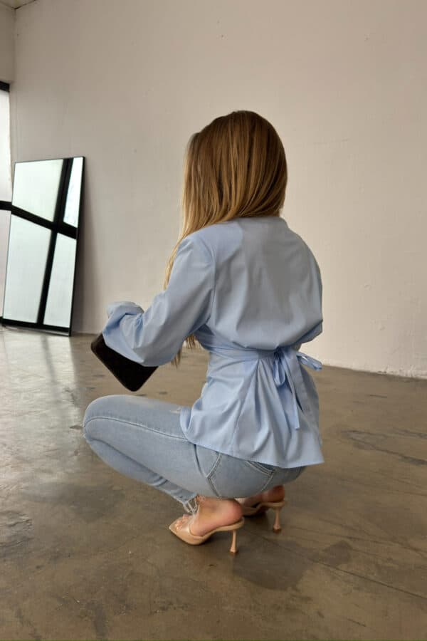 Koszula damska BG Ora | błękitny