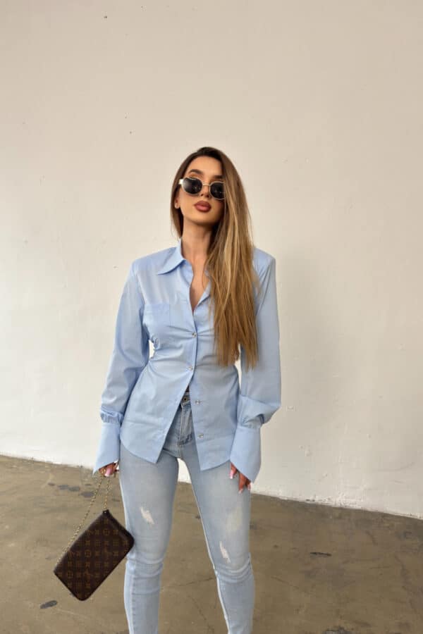 Koszula damska BG Ora | błękitny