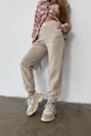 Spodnie damskie BG Scandal | beżowy Spodnie damskie BG Scandal | beżowy