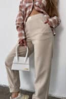 Spodnie damskie BG Scandal | beżowy Spodnie damskie BG Scandal | beżowy