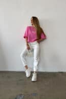 T-Shirt damski BG Esme | różowy