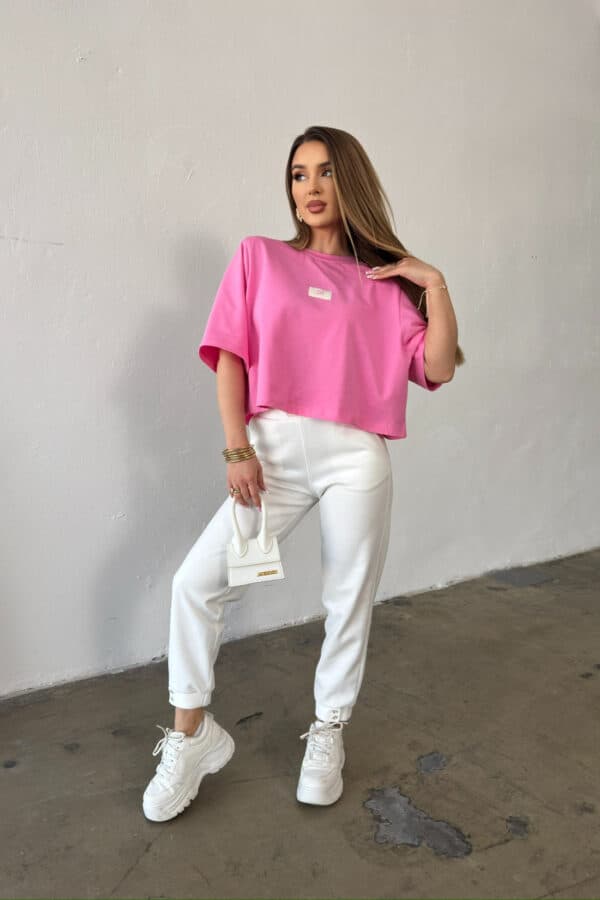 T-Shirt damski BG Esme | różowy