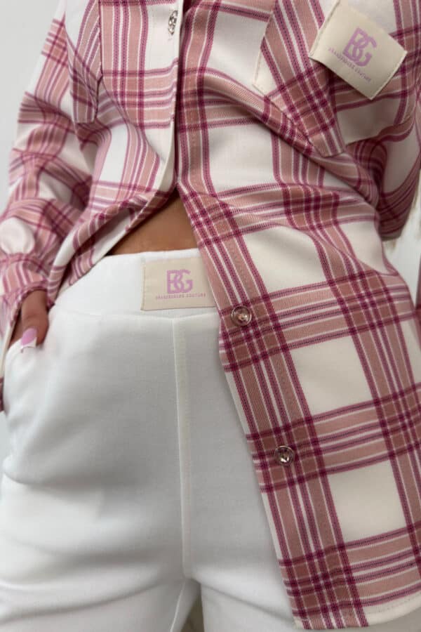 Spodnie damskie BG Scandal | biały Spodnie damskie BG Scandal | biały