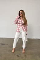 Spodnie damskie BG Scandal | biały Spodnie damskie BG Scandal | biały