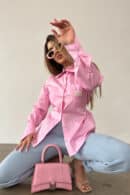 Koszula damska BG Ora | różowy