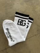 Skarpety męskie BG Frappe | biały - czarny