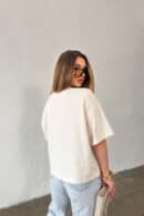 T-Shirt damski BG Ocean | kokosowy