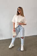 T-Shirt damski BG Ocean | kokosowy