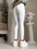 Legginsy FIT logo - ecru Legginsy FIT logo - ecru