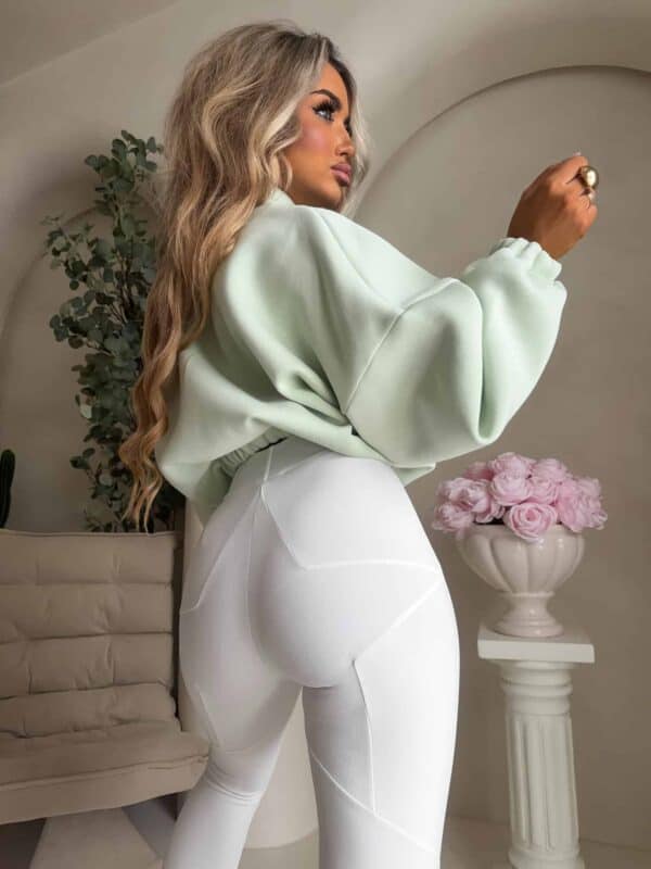 Legginsy FIT logo - ecru Legginsy FIT logo - ecru