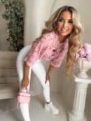 Bluzka MARMARIS II koronka - pudrowy róż