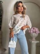 Bluzka PEROLA – ecru