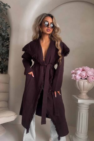 Płaszcz DIVA – czekoladowy