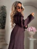 Płaszcz DIVA – czekoladowy