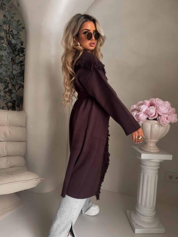 Płaszcz DIVA – czekoladowy