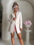 Marynarka LONG – waniliowa