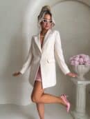 Marynarka LONG – waniliowa