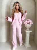 Komplet CANDICE – pudrowy róż