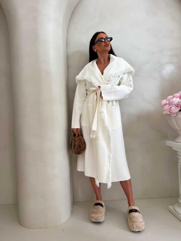 Płaszcz DIVA – ecru