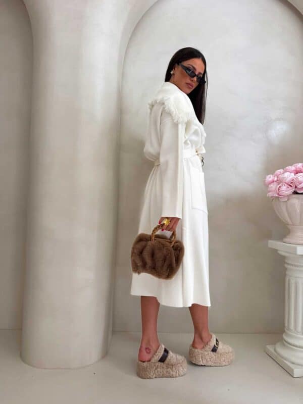 Płaszcz DIVA – ecru