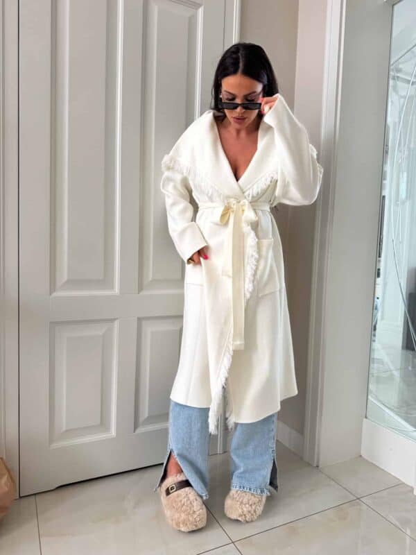 Płaszcz DIVA – ecru