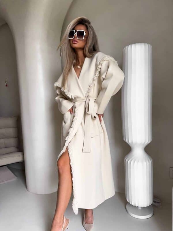 Płaszcz DIVA – jasny beż