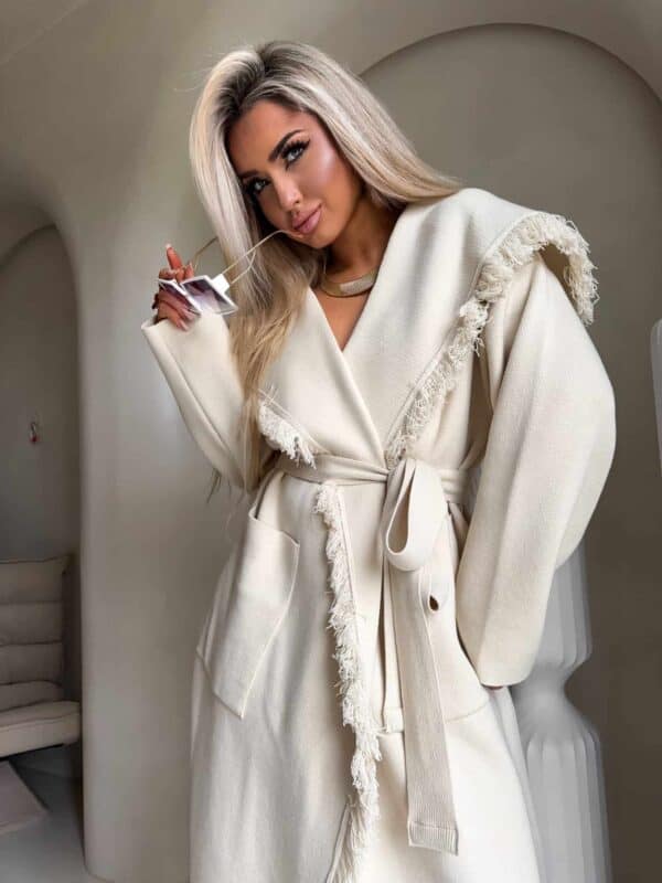 Płaszcz DIVA – jasny beż