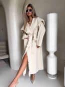 Płaszcz DIVA – jasny beż