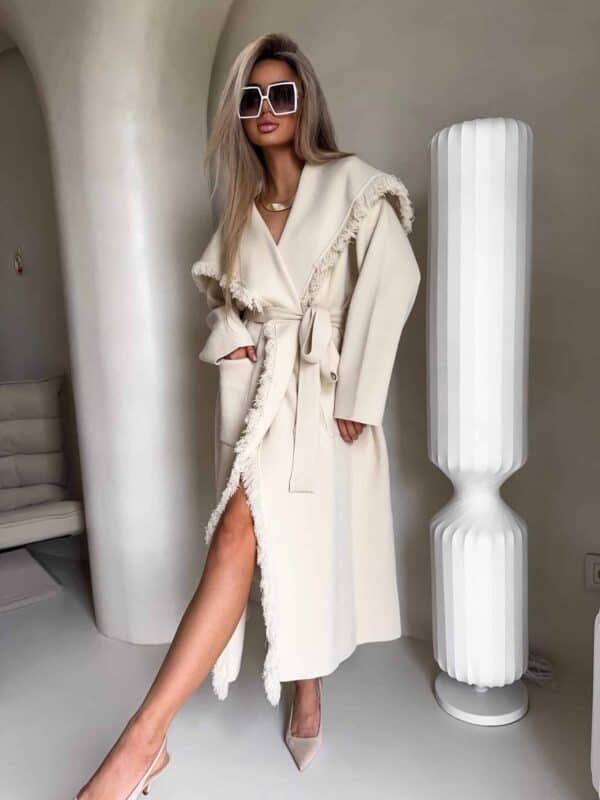 Płaszcz DIVA – jasny beż