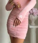 Spódnica MARSZCZONA – morelowa