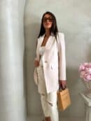 Marynarka LONG – jasny beż