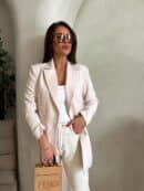 Marynarka LONG – jasny beż