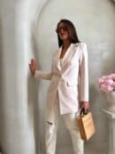 Marynarka LONG – jasny beż