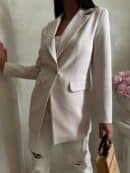 Marynarka LONG – jasny beż