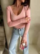 Bluzka VENEZIA - morela