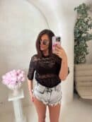 Bluzka PEROLA – czarna